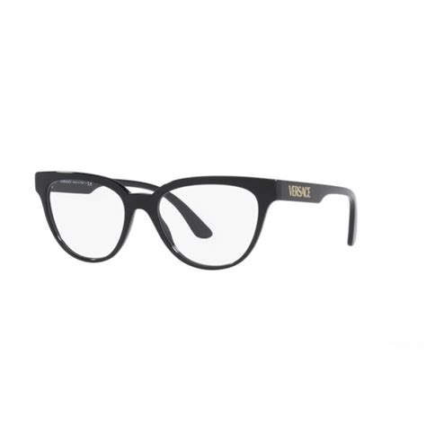 versace 3315|Versace VERSACE 0VE3315 GB1 Women's Black Plastic Frame .